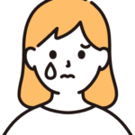 交際倶楽部の面接に落ちた女性の質問（運営の質問箱｜女性（2019年）「当方女性で面接に落ちました。もう会員…」）を表す女性のイラスト
